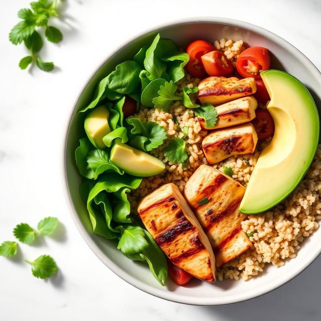 Mediterranean meal prep bowl